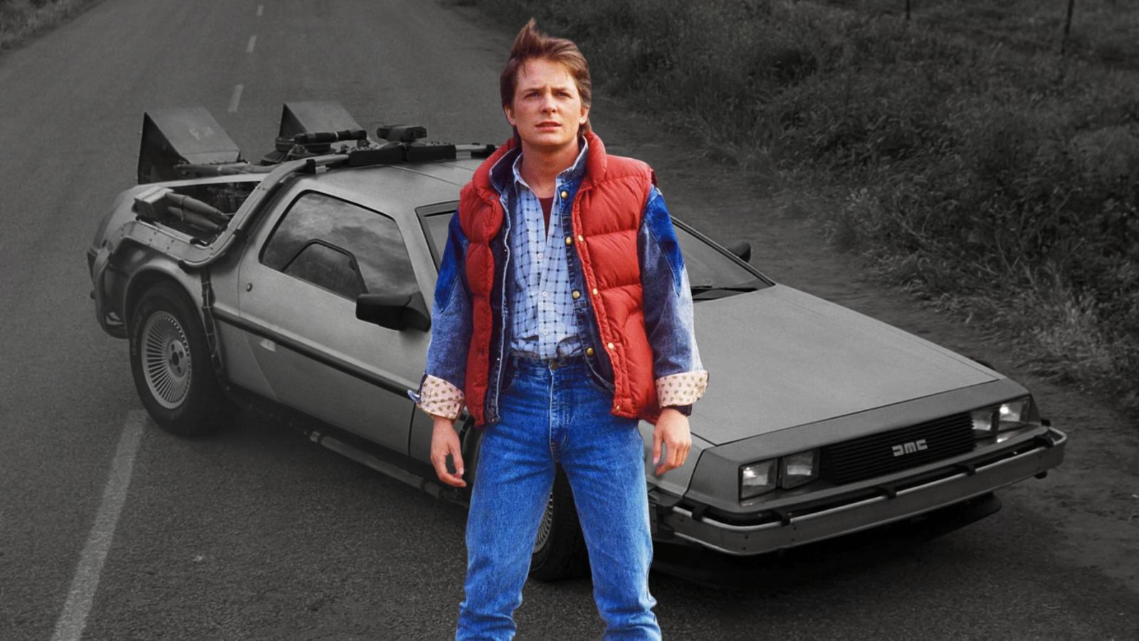 ホワイトマウンテン　デロリアン　ジャケット　バックトゥーザフューチャー Back to the Future: Marty McFly's Denim and DeLorean from 1985 to