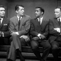 Peter Lawford, Dean Martin, Sammy Davis Jr., and Frank Sinatra in Ocean's Eleven (1960)