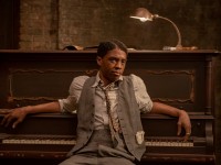 Chadwick Boseman in Ma Rainey's Black Bottom (2020). Photo by David Lee/Netflix.