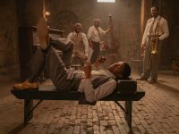 Chadwick Boseman in Ma Rainey's Black Bottom (2020). Photo by David Lee/Netflix.