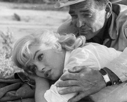 Marilyn Monroe and Clark Gable in The Misfits